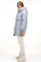 Пуховик блакитного кольору SNOW-OWL зимовий 5 Пуховик блакитного кольору SNOW-OWL зимовий купити Херсон 5