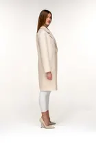 Короткое пальто двубортное ALISA цвет молочный 4 Короткое пальто двубортное ALISA цвет молочный купить Днепр 4