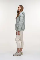Куртка з накладними кишенями SNOW-OWL колір мята 1 Куртка з накладними кишенями SNOW-OWL колір мята купити Київ 1