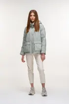 Куртка з накладними кишенями SNOW-OWL колір мята 3 Куртка з накладними кишенями SNOW-OWL колір мята купити Київ 3