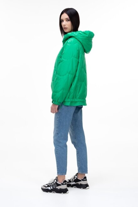Яркая короткая куртка весна RUFUETE цвет зеленый купить Луцк 1