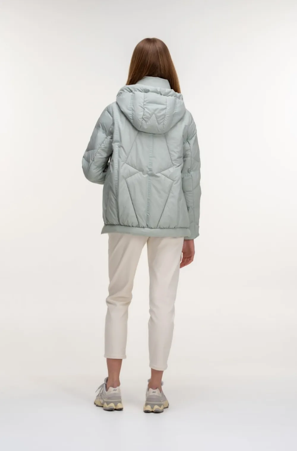 Куртка з накладними кишенями SNOW-OWL колір мята 4 Куртка з накладними кишенями SNOW-OWL колір мята купити Київ 4